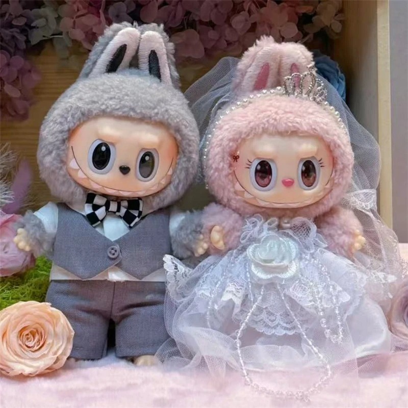 Baby Products Set - 15 17cm Ubranka dla lalki Labubu,