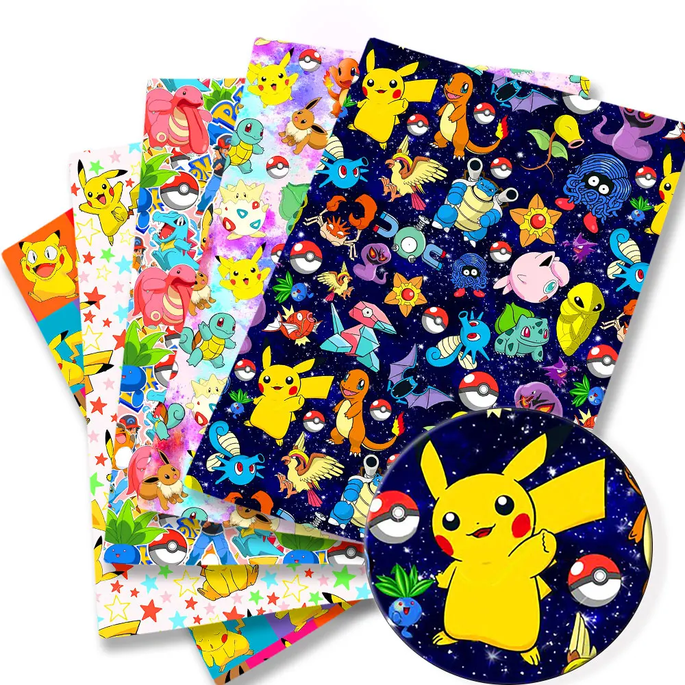 Baby Products Dropshipping - Pokemon Cartoon Fabric140 * 50cm Ręcznie