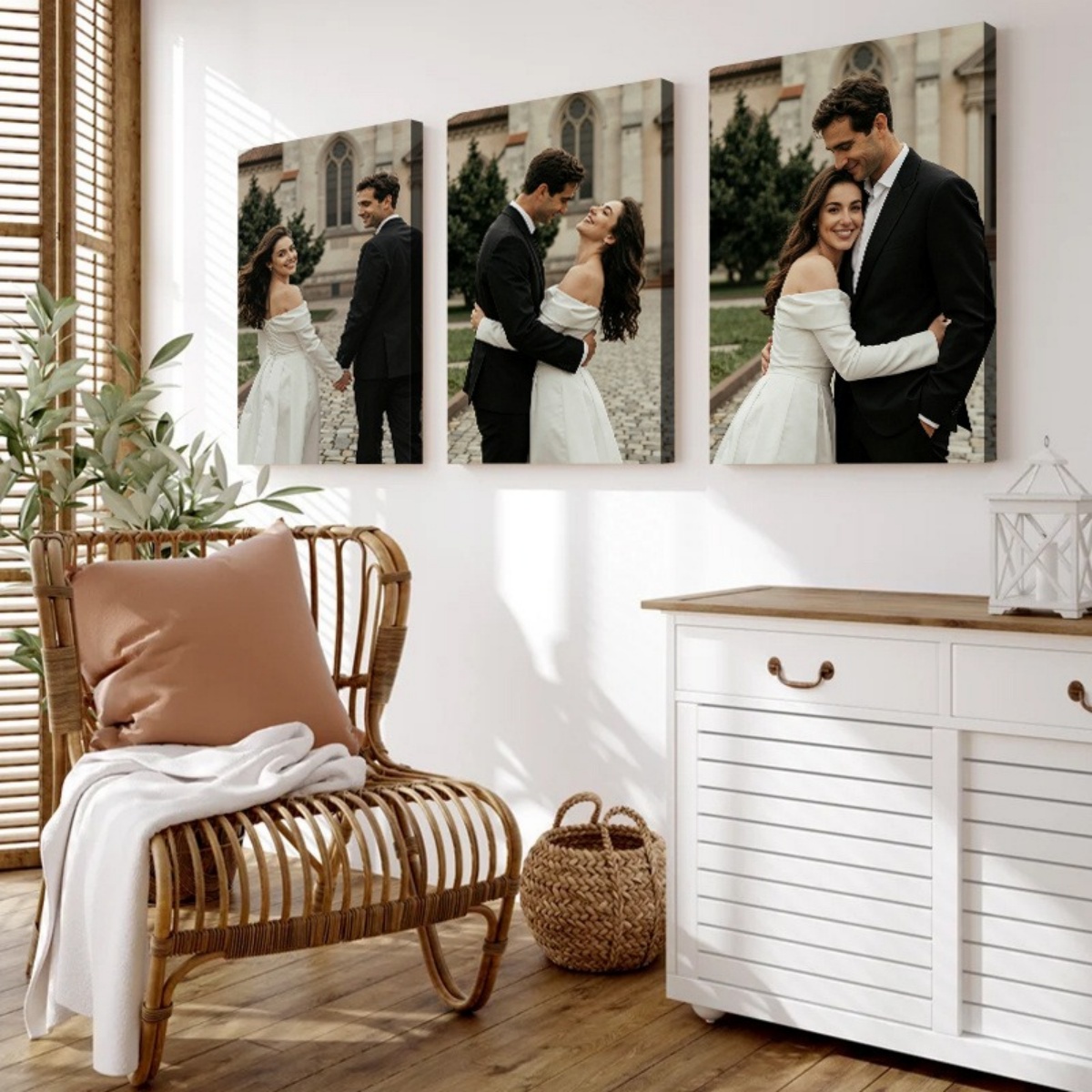 Baby Products Decoration - Zestaw 3 personalizowanych obrazów na płótnie