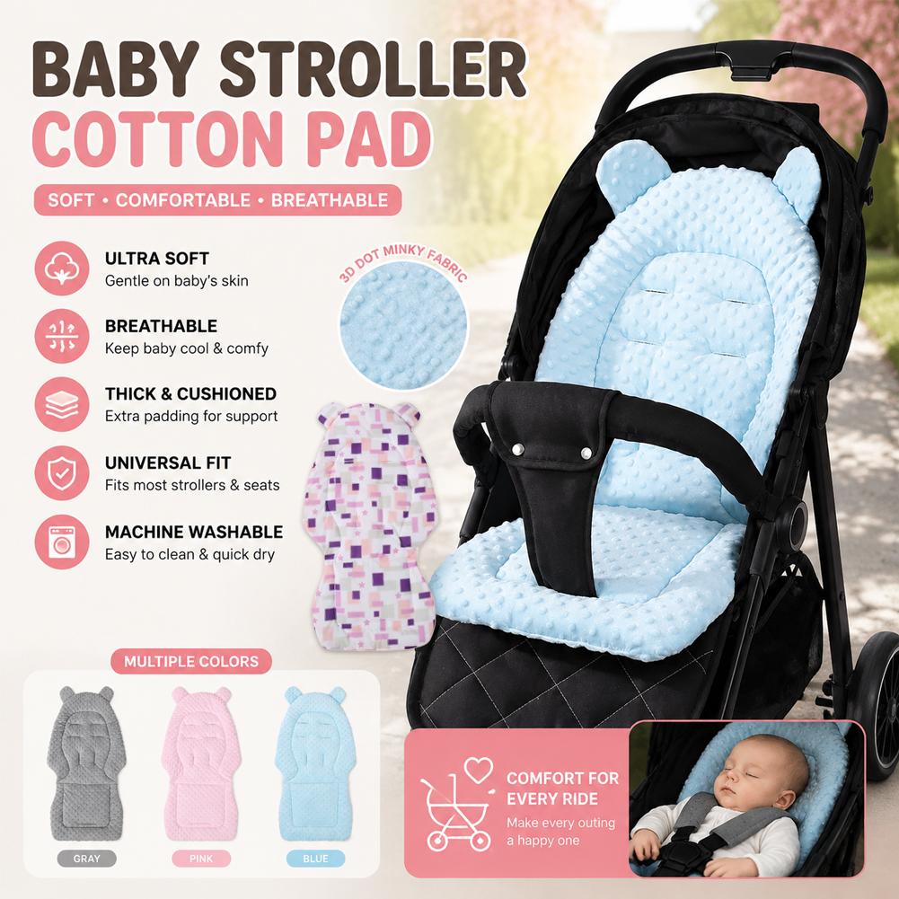 Stroller Accessories - Poduszka do wózka dziecięcego, dwustronna wkładka