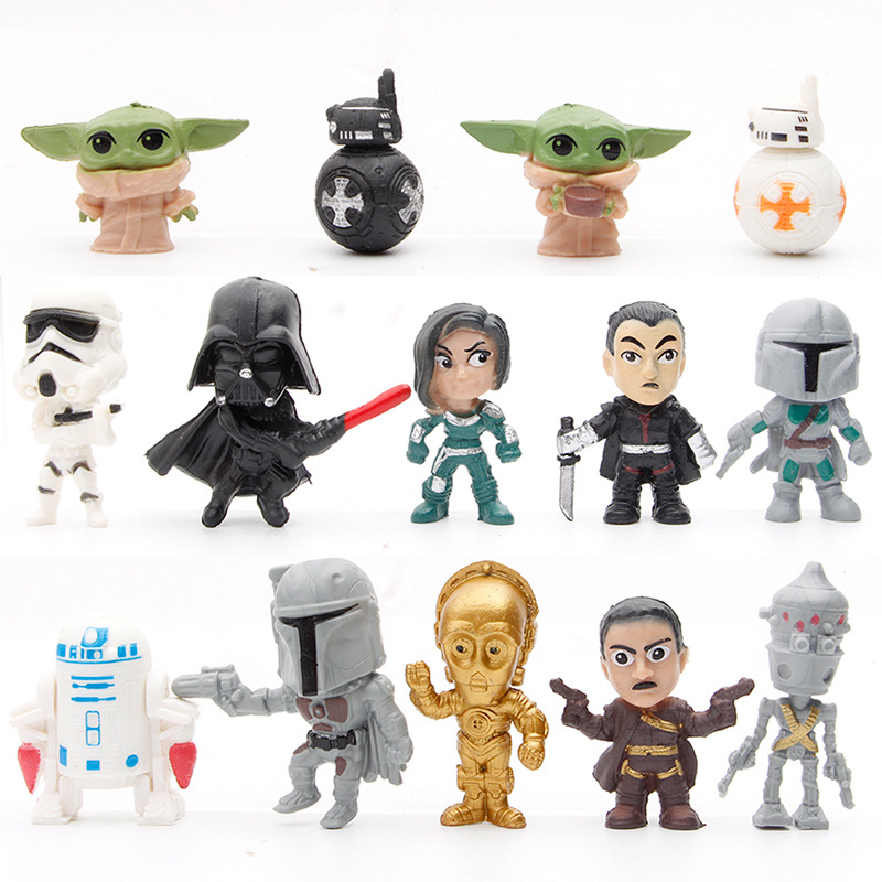 Baby Yoda Products - 14-16 szt./zestaw Figurki Akcji Darth Vader