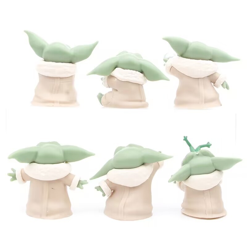 Baby Yoda Products - 6 SZTUK Star Wars 4-6cm Zabawki