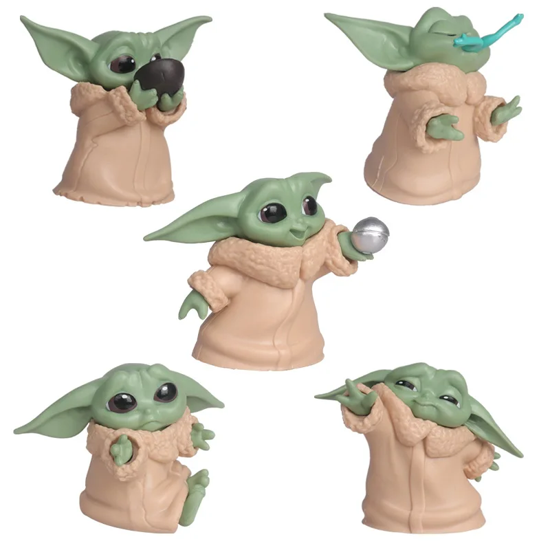 Baby Yoda Products - Bandai 5 szt. Zabawki Star Wars