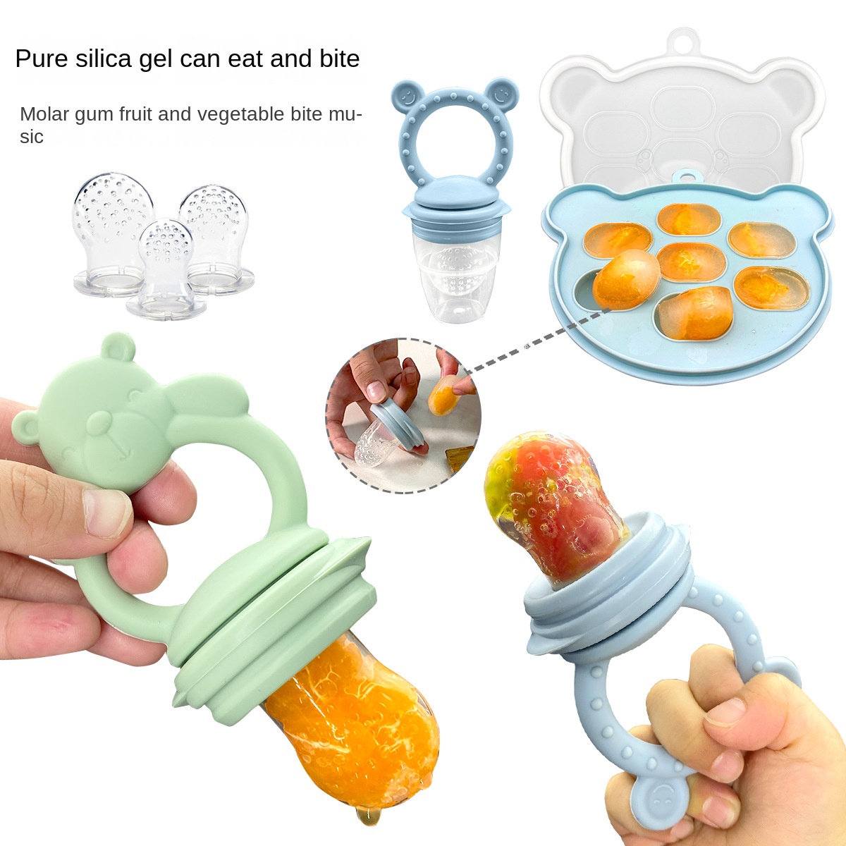Baby Products Eco Friendly - Silikonowy gryzak dla niemowląt klasy spożywczej