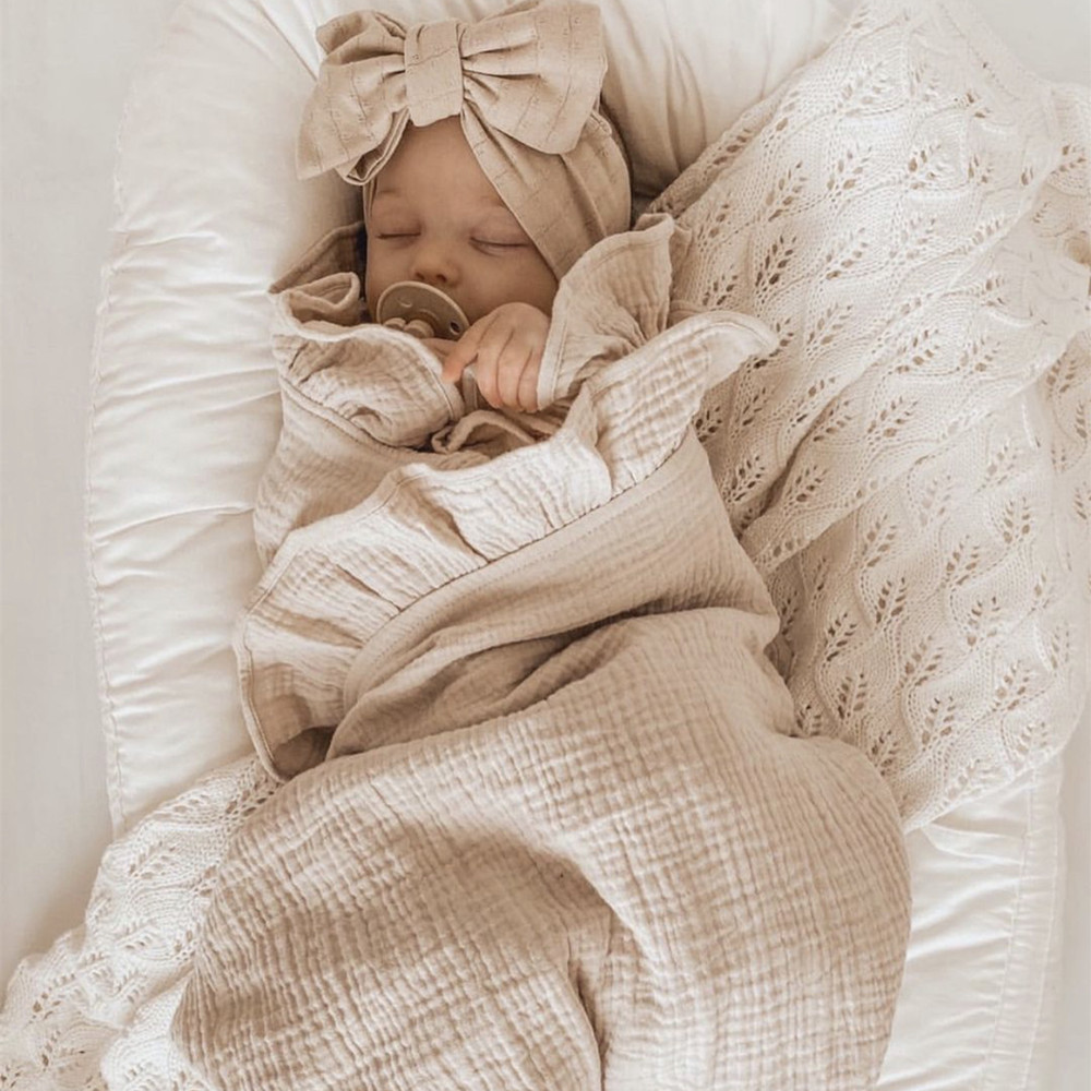 Baby Products Organic - INS potargane muślinowe koce do przewijania